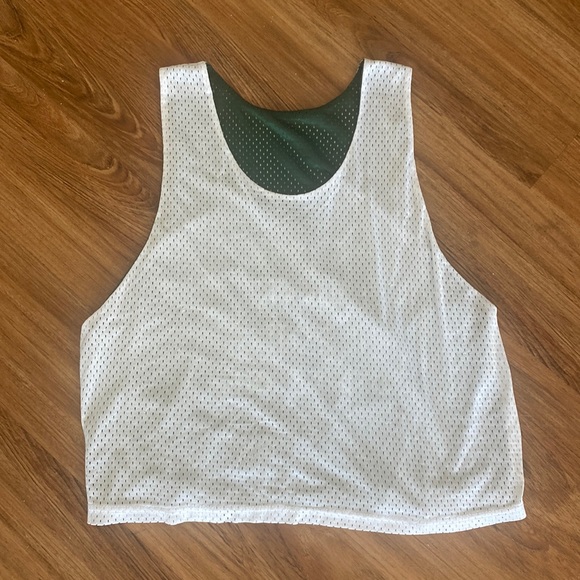 White tank jersey top - Picture 1 of 4